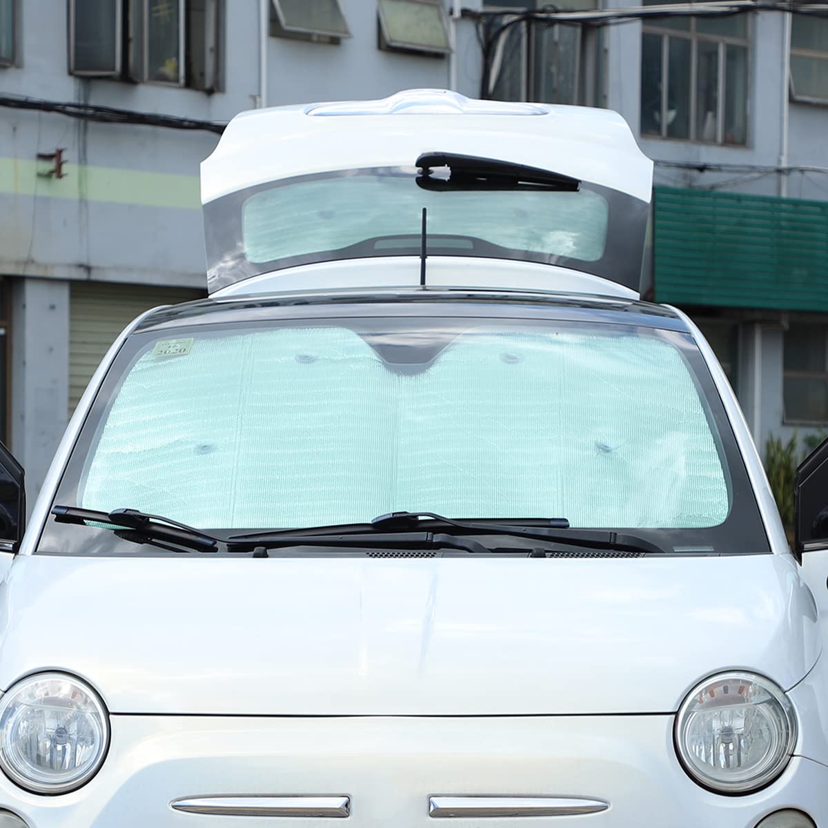 Amazon.co.jp: Sauicemy フィアット500 2010～2022年に対応 車 全窓