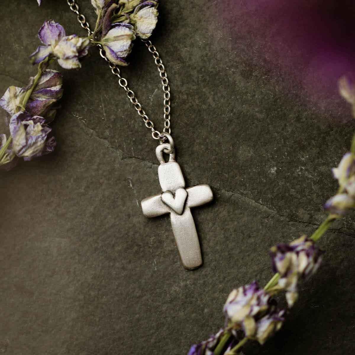 LISA LEONARD DESIGNS Sterling Silver Cross Pendant Necklace Faith Jewelry, Christian Gifts, Dainty Necklaces, Religious Gifts - Image 6