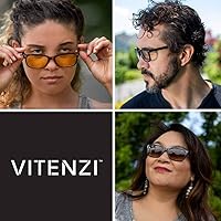 Vista 6 de VITENZI Gafas de sol con lectores para hombres y mujeres Lectura Gafas de sol tintadas con lectores completos - Prato