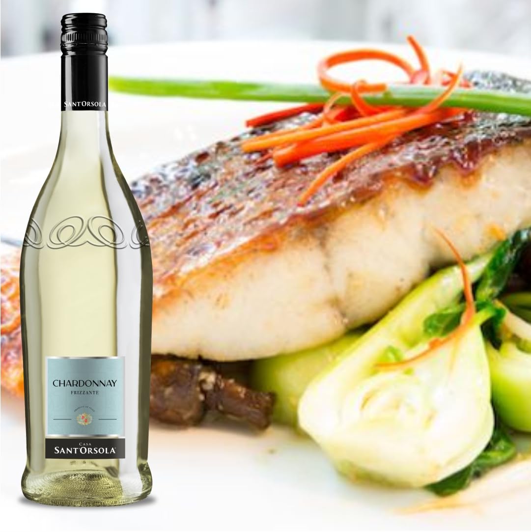 Sant'Orsola Mirage - Vino Chardonnay Frizzante, Gusto Armonico, 6x750 ml