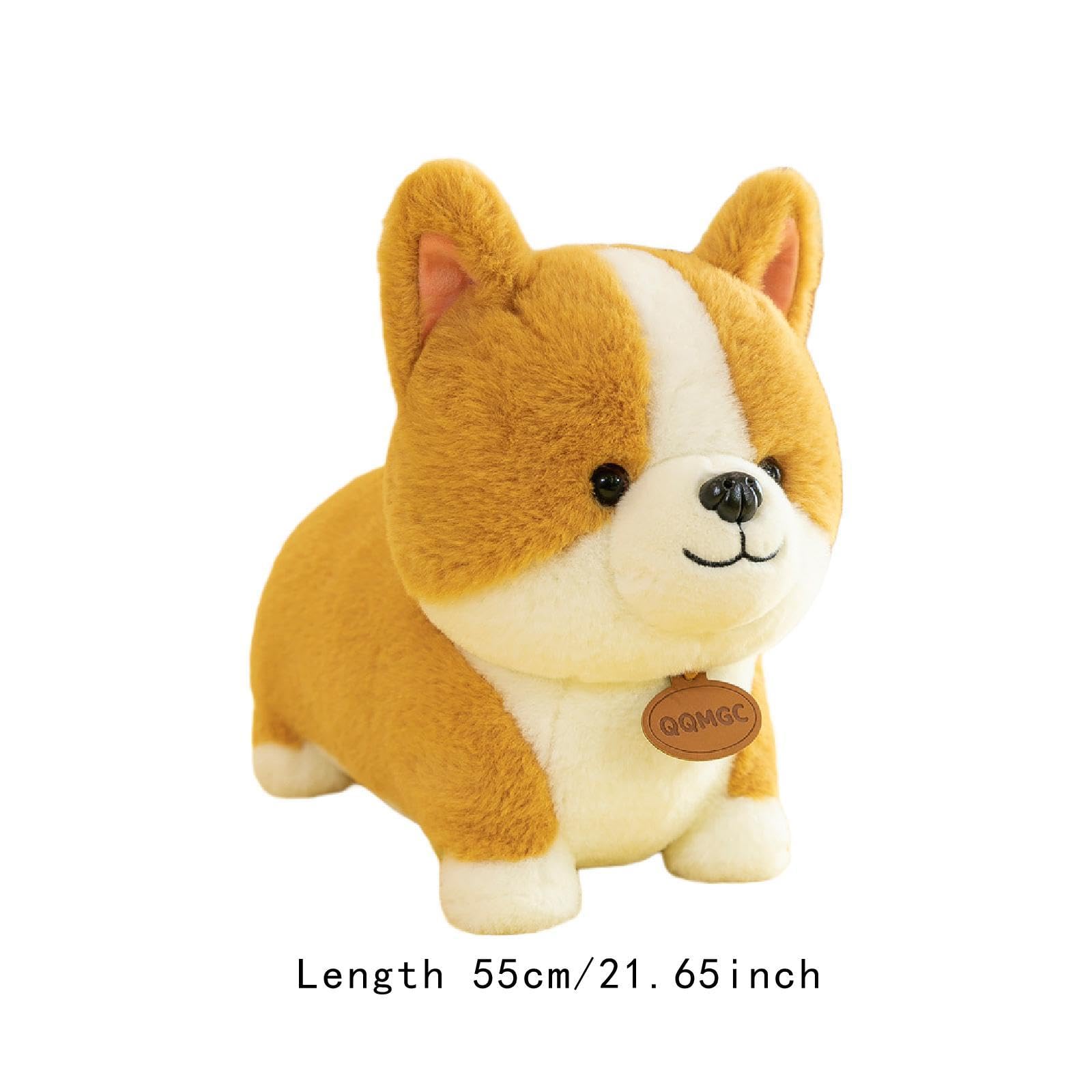 Peluche a Forma di Cane per Bambini, Decorazione per La Stanza E Giocattolo, 55 Cm