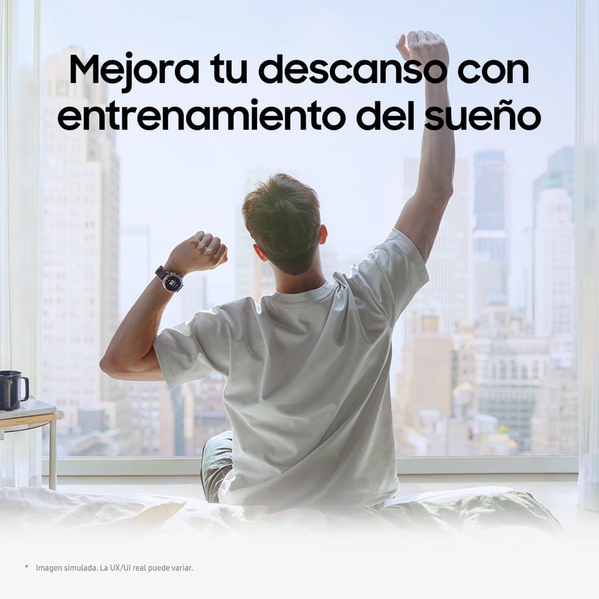 Samsung Galaxy Watch8 Classic 46mm, Bluetooth, Correa Híbrida, Smartwatch con Diseño con Bisel Giratorio, Garantía 3 Años + 1 año Extra, Negro (Versión Española)