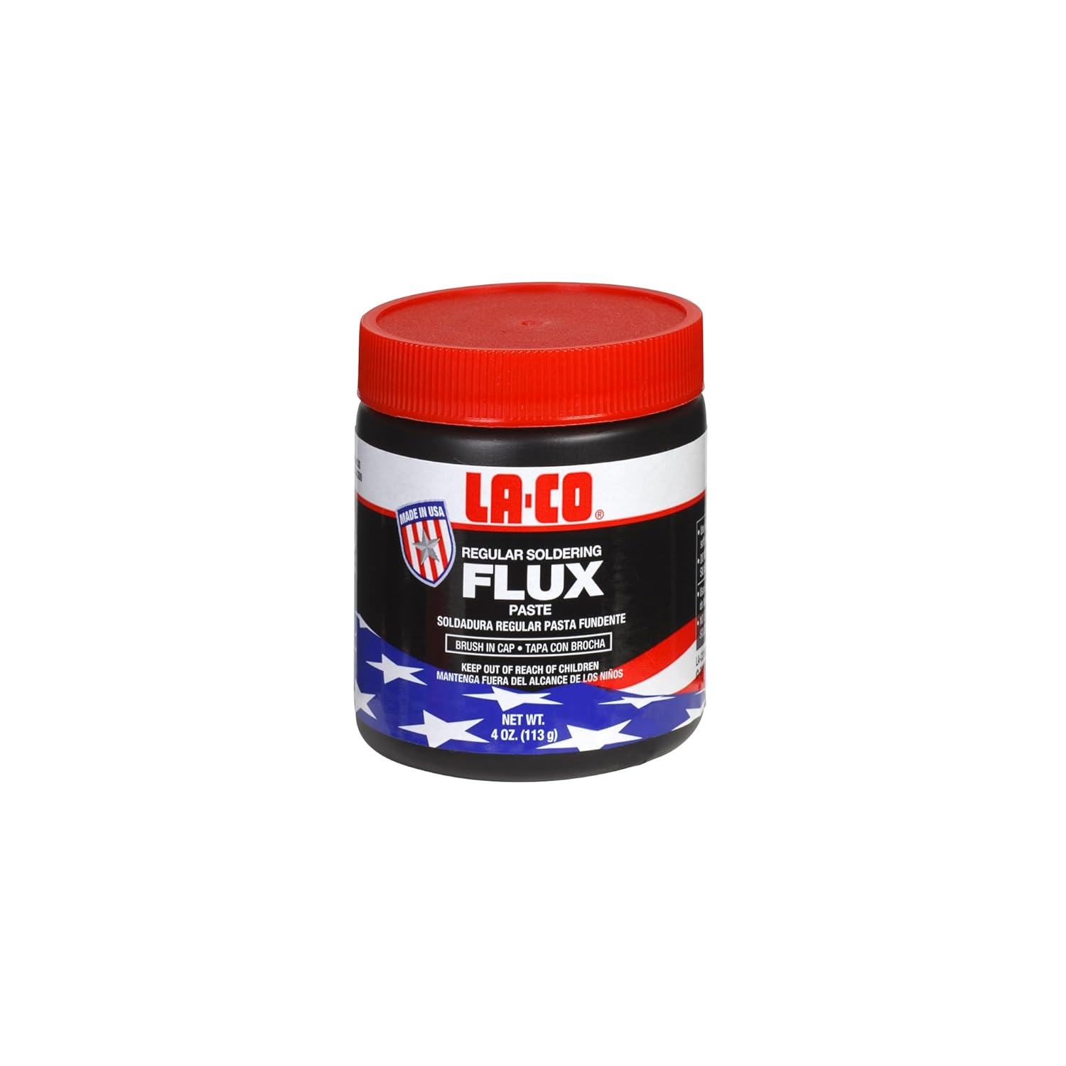 LACO 22194 Regular Soldering Flux Paste, 4 oz Brush in Cap Amazon