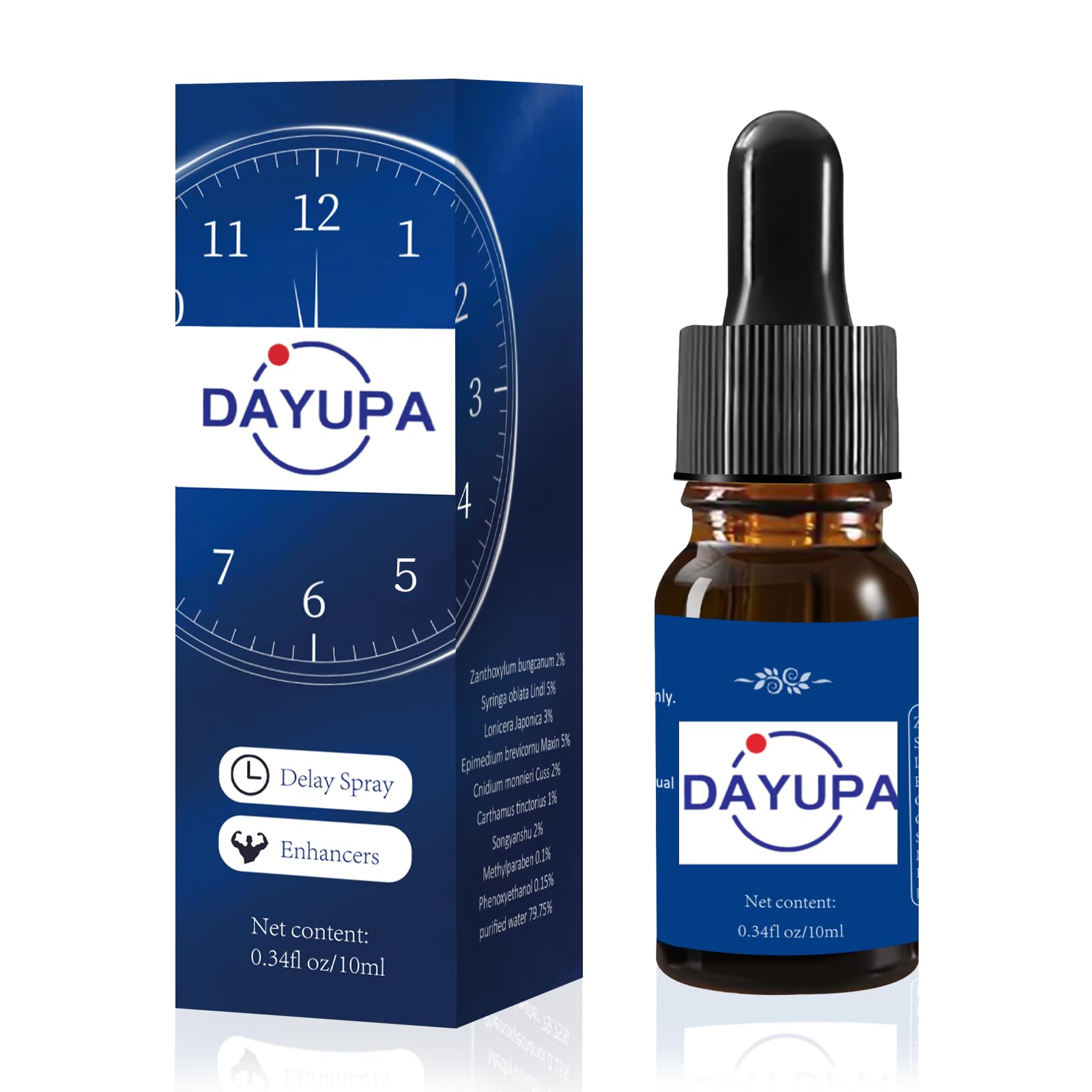 Desensitizing Delay Spray Drops to Last Longer in Bed- Climax Control -Super Long delay (0.34FL OZ)