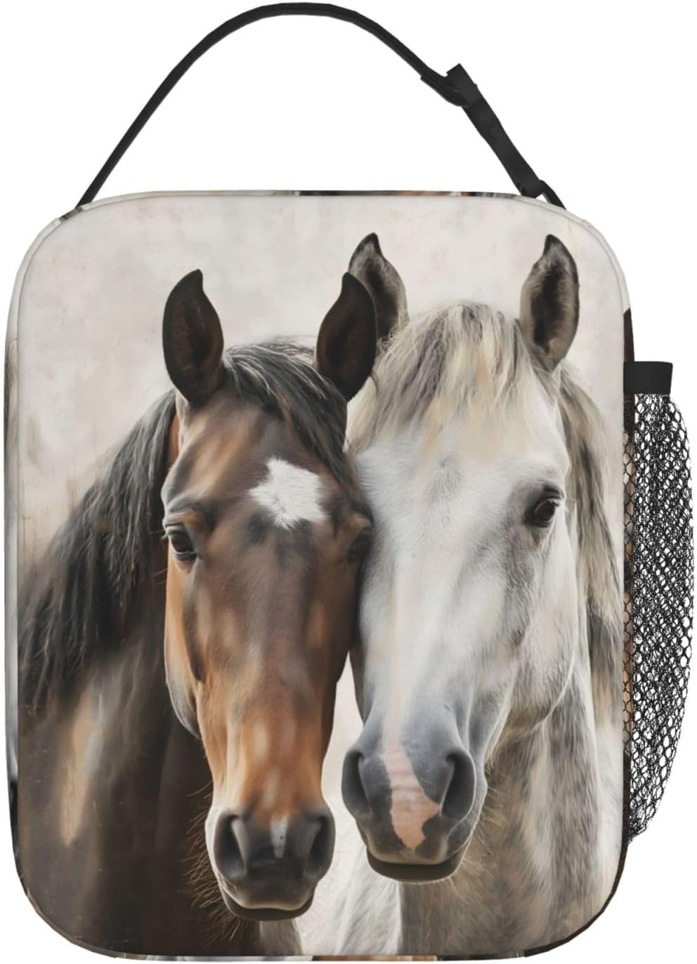 Insulated Lunch Box for Kids Boys Girls, Reusable Lunch Bag for School, Office, Work, Picnic, Travel, Horses Lunch Box - Image 3