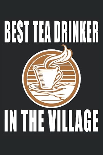 El mejor bebedor de té del pueblo regalos de té para mamá, regalos de té para Nana, café Cuaderno forrado en blanco para madres, regalos para ...
