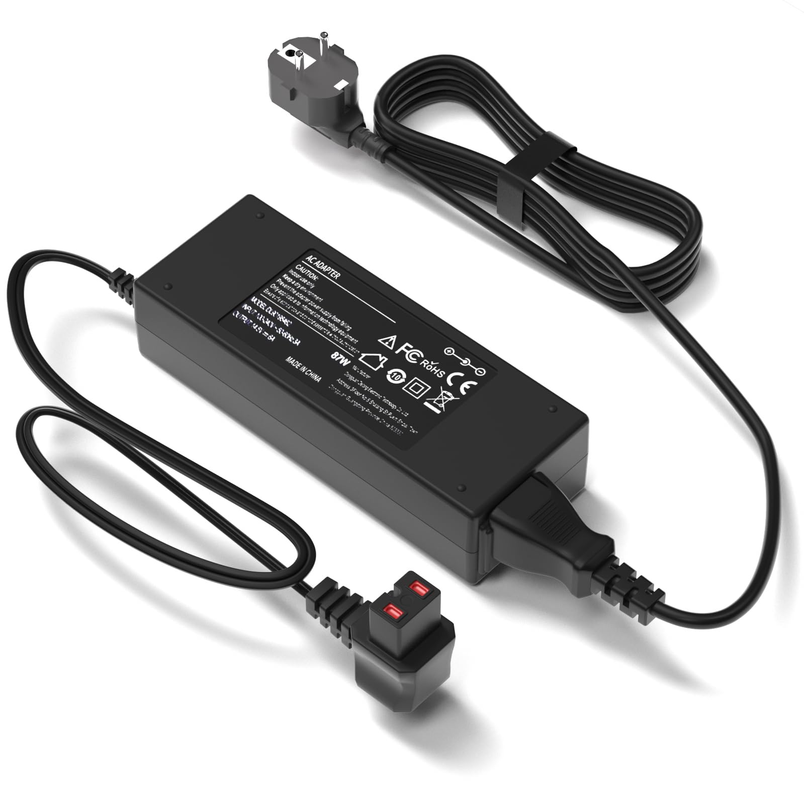 Adapter prądu zmiennego 87W do lodówki samochodowej części zamrażarki samochodowej kompatybilny z Alpicool Bodega Euhomy BougeRV ARB ICECO SetpowerJoyTutus i większością markowych