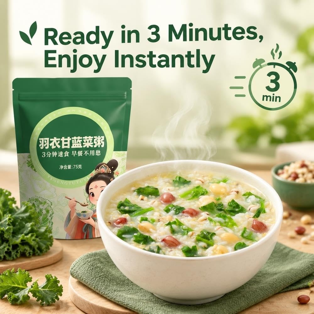 Porridge di verdure istantaneo, 5 buste, 10 porzioni