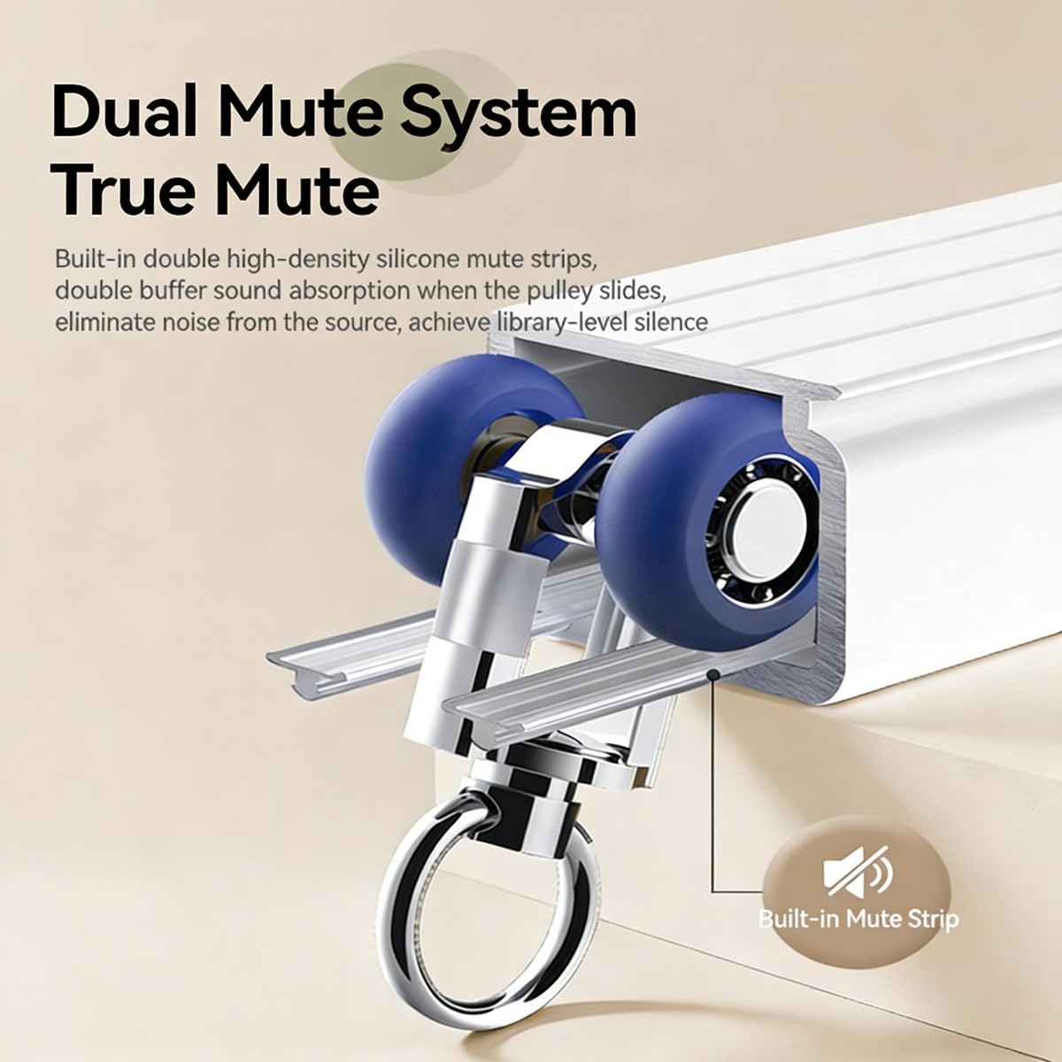 Heavy Duty Rotaia Per Tende con Pulegge Silenziose 5.7 5.8 5.9 6 6.1m, Binario per Tenda da soffitto, Lega AlluminioRiloga Scorritenda per Stanze Ufficio Camper E Doccia(4.6M)
