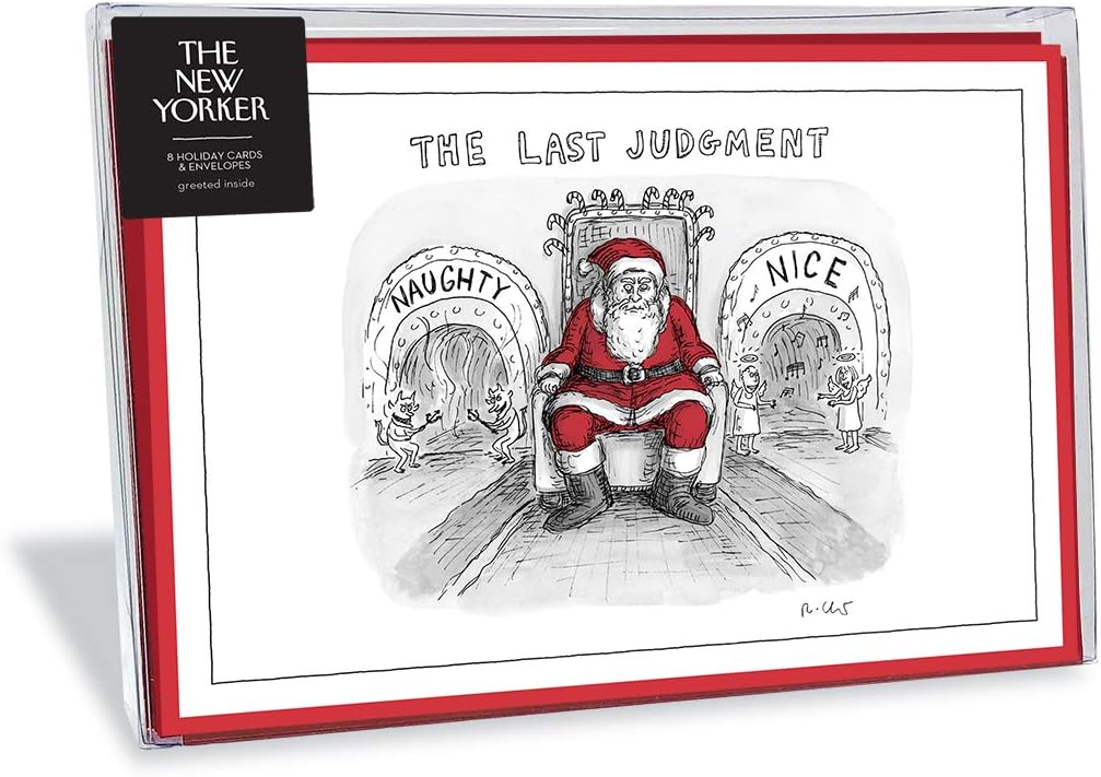 The Last Judgement - The New Yorker - 5 x 7 Christmas Cards - Box of 8