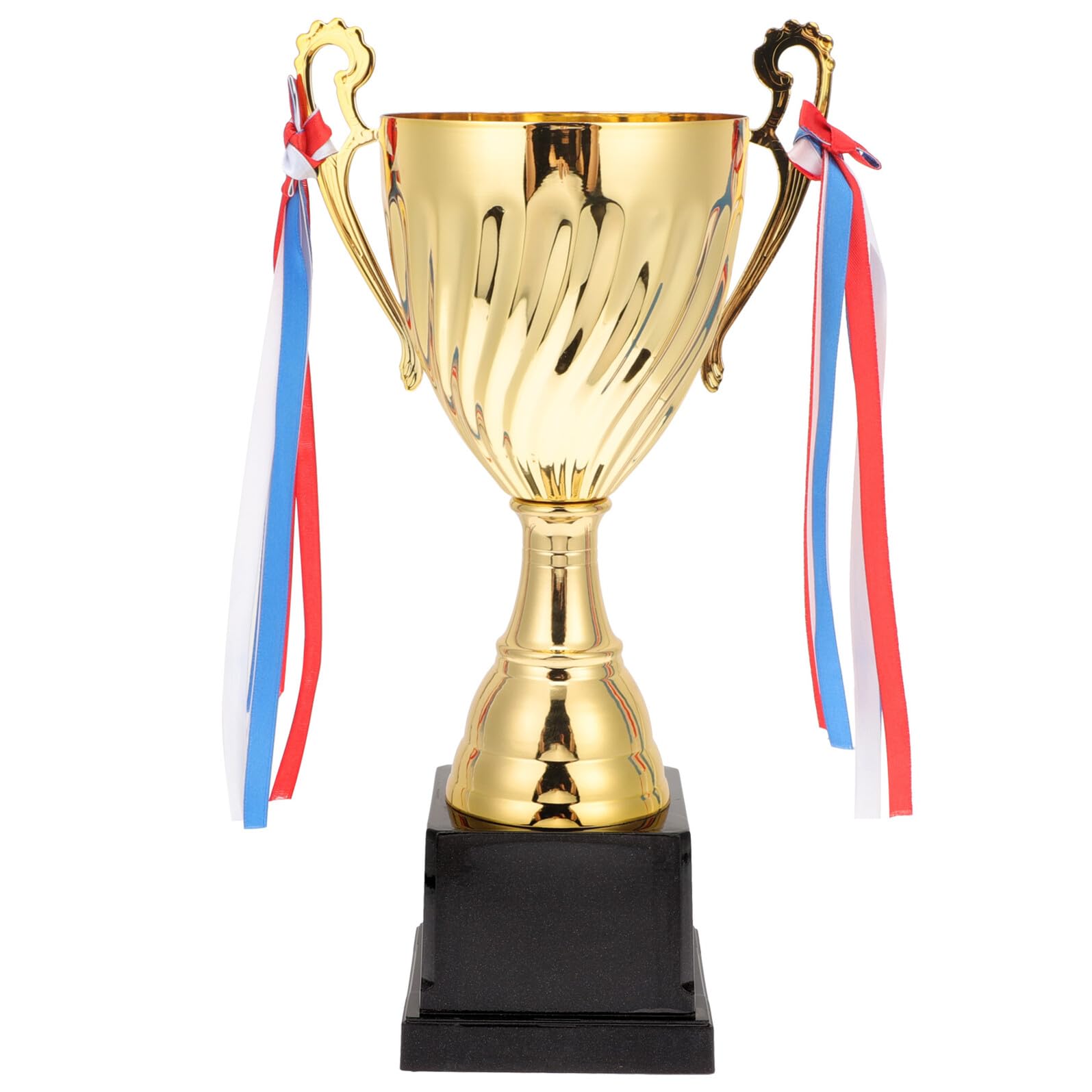 Alipis Trophée Brillante en Métal et Plastique, Coupe de Récompense et Robuste pour Compétitions Sportives et Remises de Prix, pour Adultes et Garçon et Filles