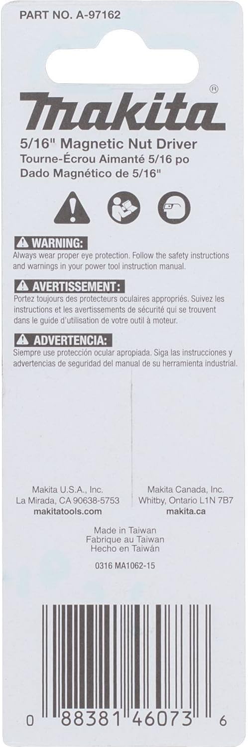 Makita A-97162 Impactx 5/16″ x 2-9/16″ Magnetic Nut Driver