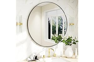 24 Inch Round Mirror - A Striking Focal Point for Your Decor