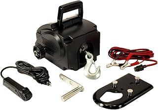 12 Volt Portable Winch - Remote Control - Vehicle, ATV, Boat Recovery