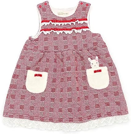 Amazon Co Jp Coeur A Coeur クーラクール ワンピース 70 100cm キムラタンの子供服 194 レッド 100 服 ファッション小物