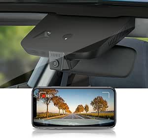 Fitcamx 4K Dash Cam for Mercedes-Benz Sprinter 2019-2025 (HD2-8291, Bottom with Vents), OEM Look, UHD 2160P, WiFi & APP, Loop Recording, G-Sensor, 64GB Card