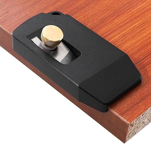 Miniatura 7 de Recortadora manual, cepilladora de madera ajustable para carpintería con cuchilla de acero de alta dureza, raspador de rebabas de chaflán para chapa