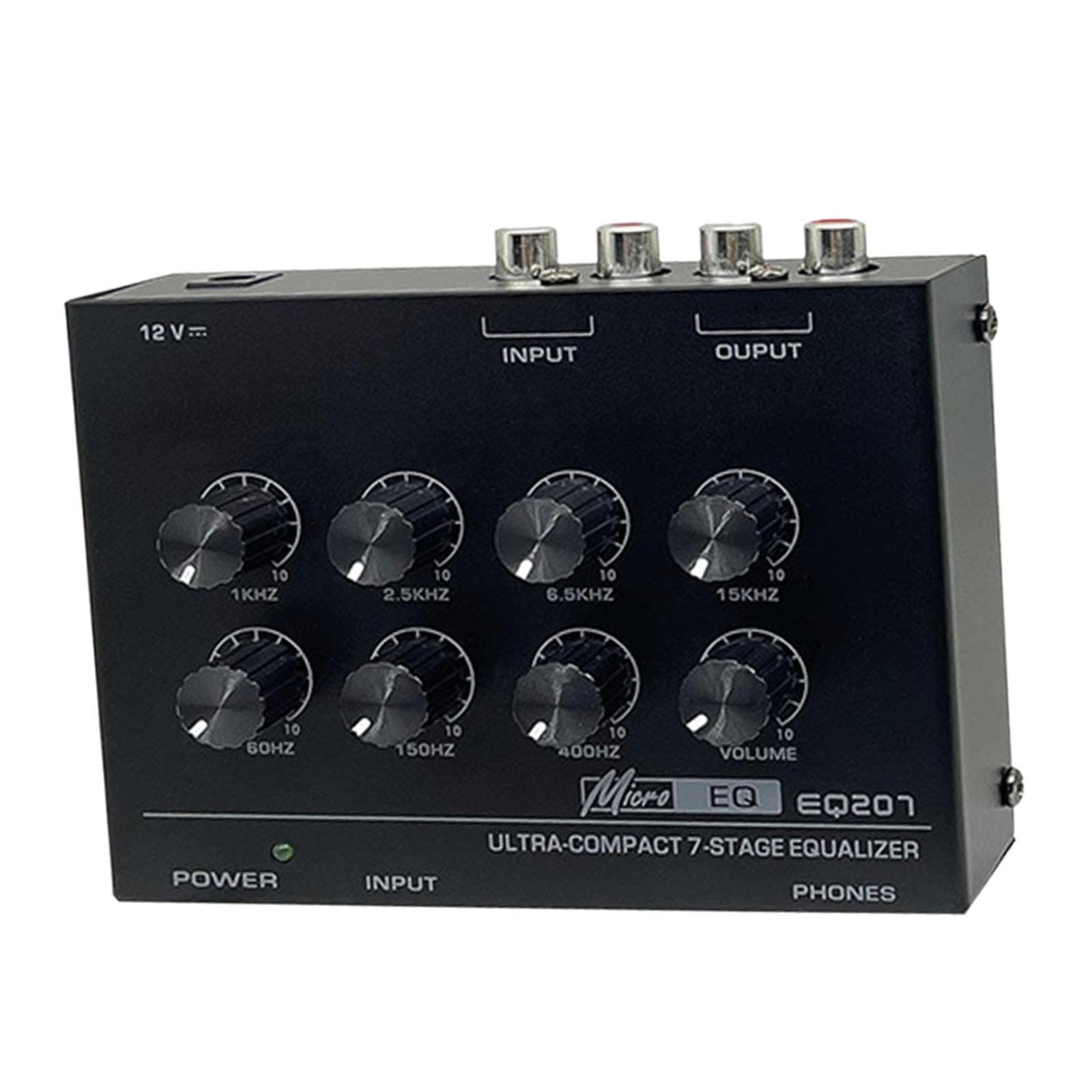 EQ207 7 Band Equalizer Stereo for Live Performance Home Recording Live Sound-image-41