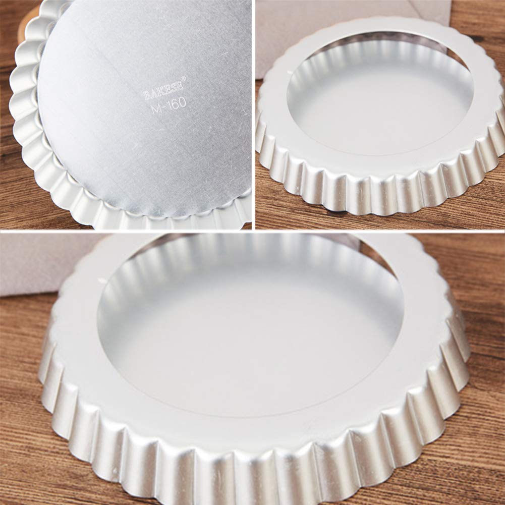 Moule à Tarte, Plat à Tarte Antiadhésif, Moule à Tarte à Quiche Rond Assiette A Pizza Avec Fond Amovible Ustensiles De Cuisson 1 86963958