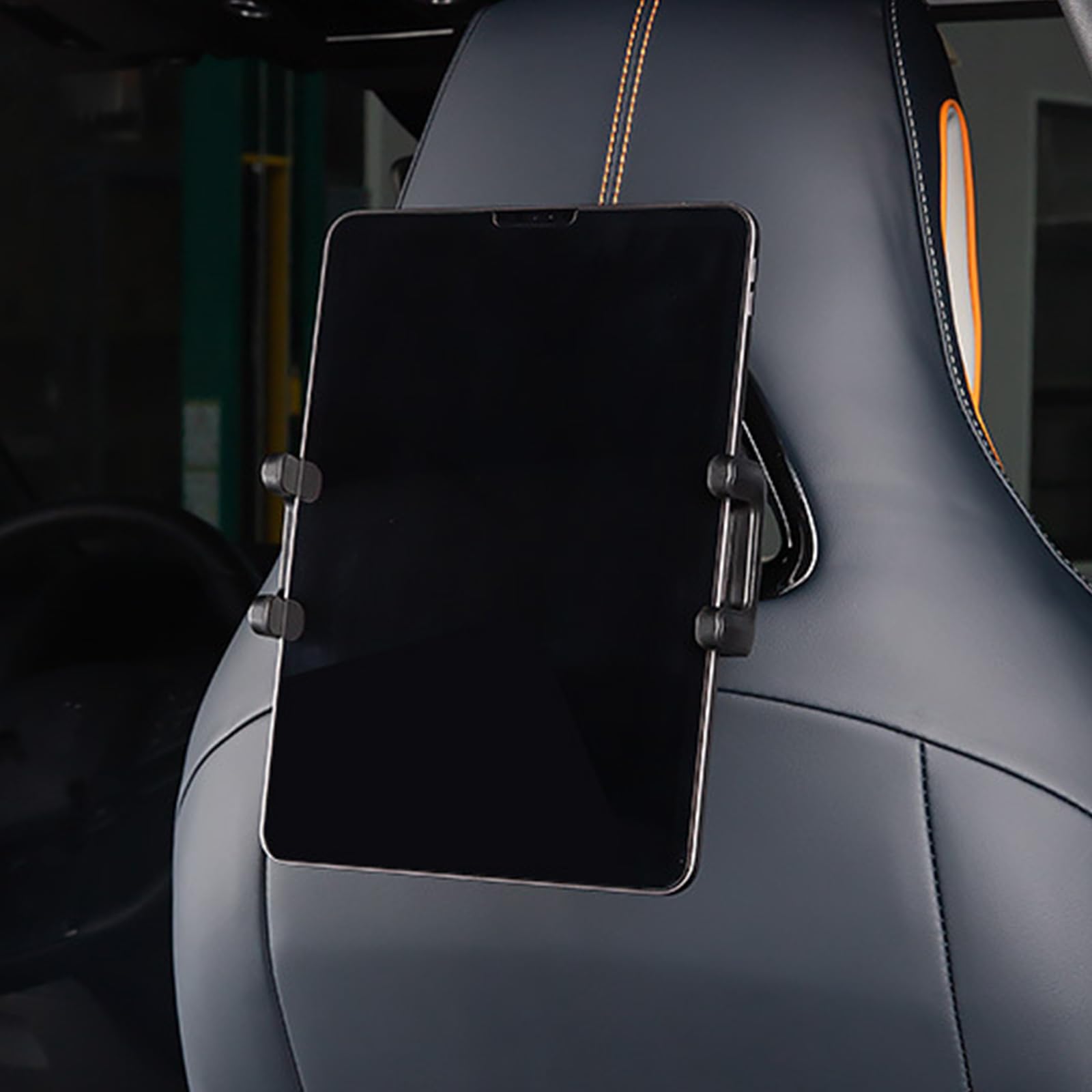 KUNGKIC Soporte para tablet de coche para BYD Seal U 2023-2025, soporte extensible para teléfono móvil, reposacabezas, rotación de 360°, soporte para reposacabezas de tablet