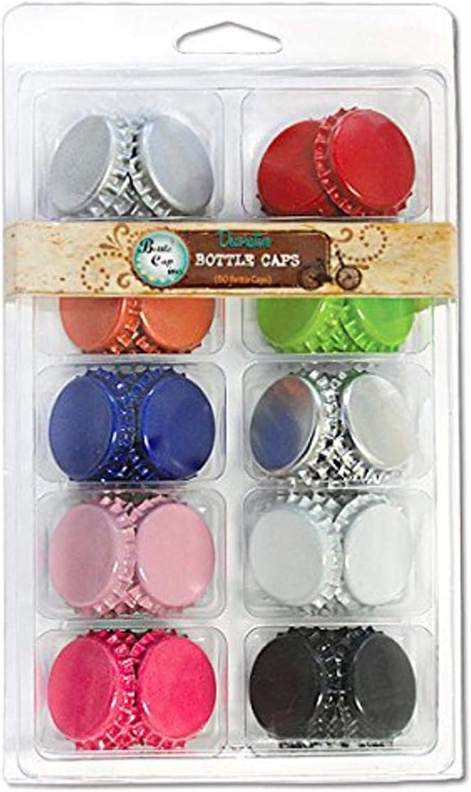 Bottle Cap 50 Multi-Pack Bottle Caps