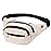 DAITET Fanny Pack Cream White for Men & Women, Large Crossbody Waist Bag & Hip Bum Bag with Adjustable Strap for Outdoors, Workout, Traveling, Casual, Running, Hiking, Cycling