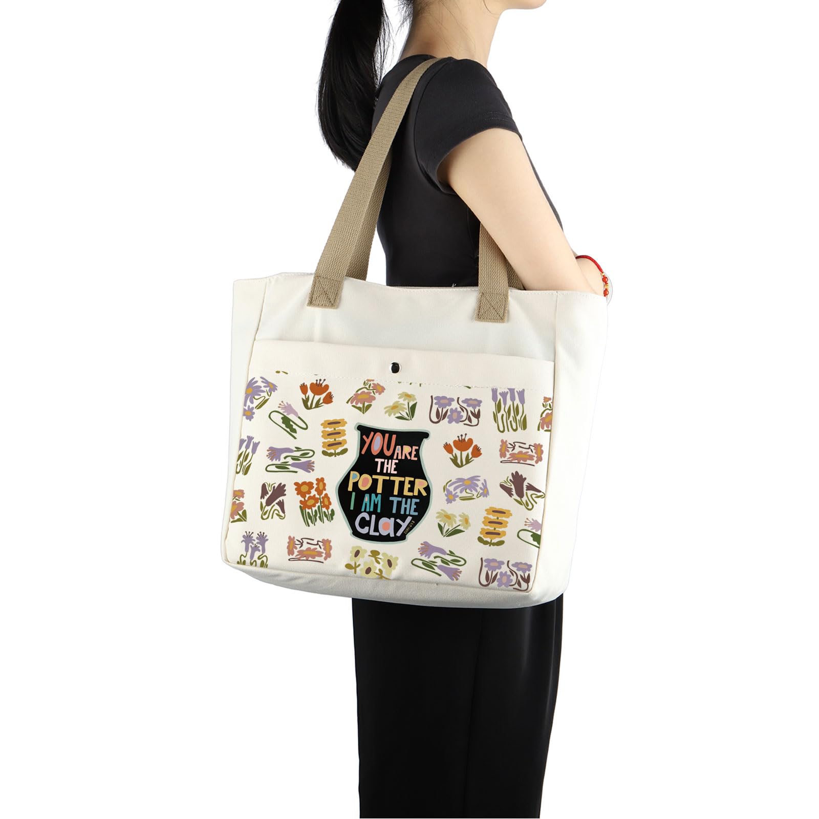 MBMSO Pottery Tote Isaiah 64:8 Pottery Artist Gift for Ceramic Lover You Are the Potter I Am the Clay Gift for Pottery Makers
