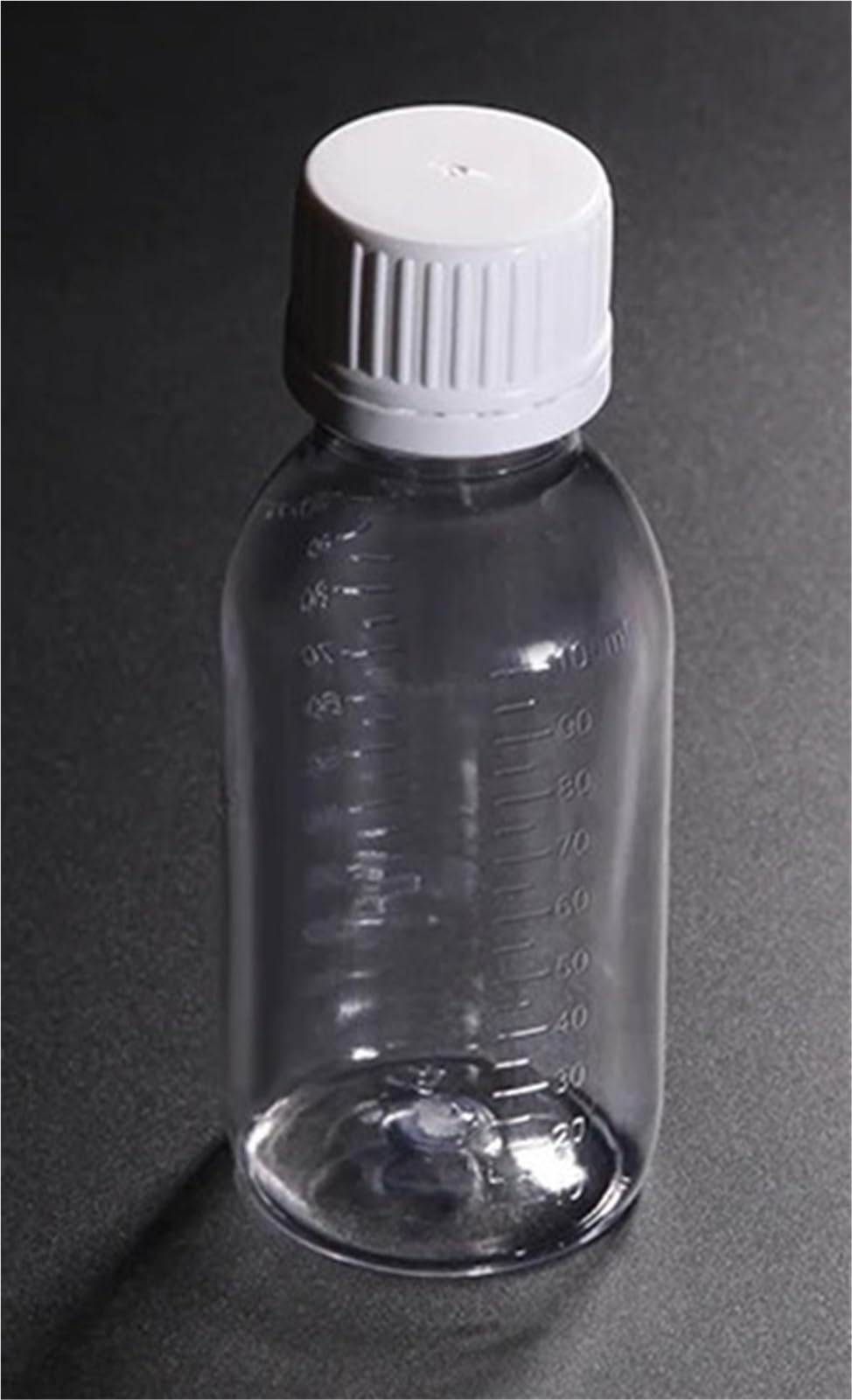 Transparente Probenflasche aus PET-Kunststoff, Probenfläschchen aus Polyester, fünf Typen (1,2,3,4,5)(Type4 80mL 20pcs)