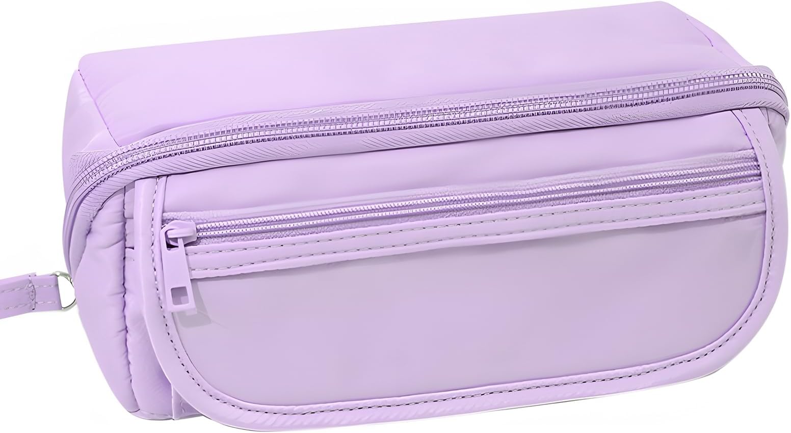 WHENZOOPencil Case, Large Capacity Pencil Pouch with 9 Compartments for Boys Girls Aesthetic Pencil Bag Portable Pen Bag for Teenage Adult Women Men (Purple)