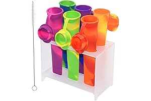 Popsicle Molds Silicone BPA Free, Bangp 6 Pack Popsicle Molds Reusable Popsicle Maker for Kids