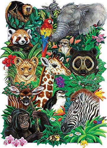 Wild animal jigsaw puzzles Clearance