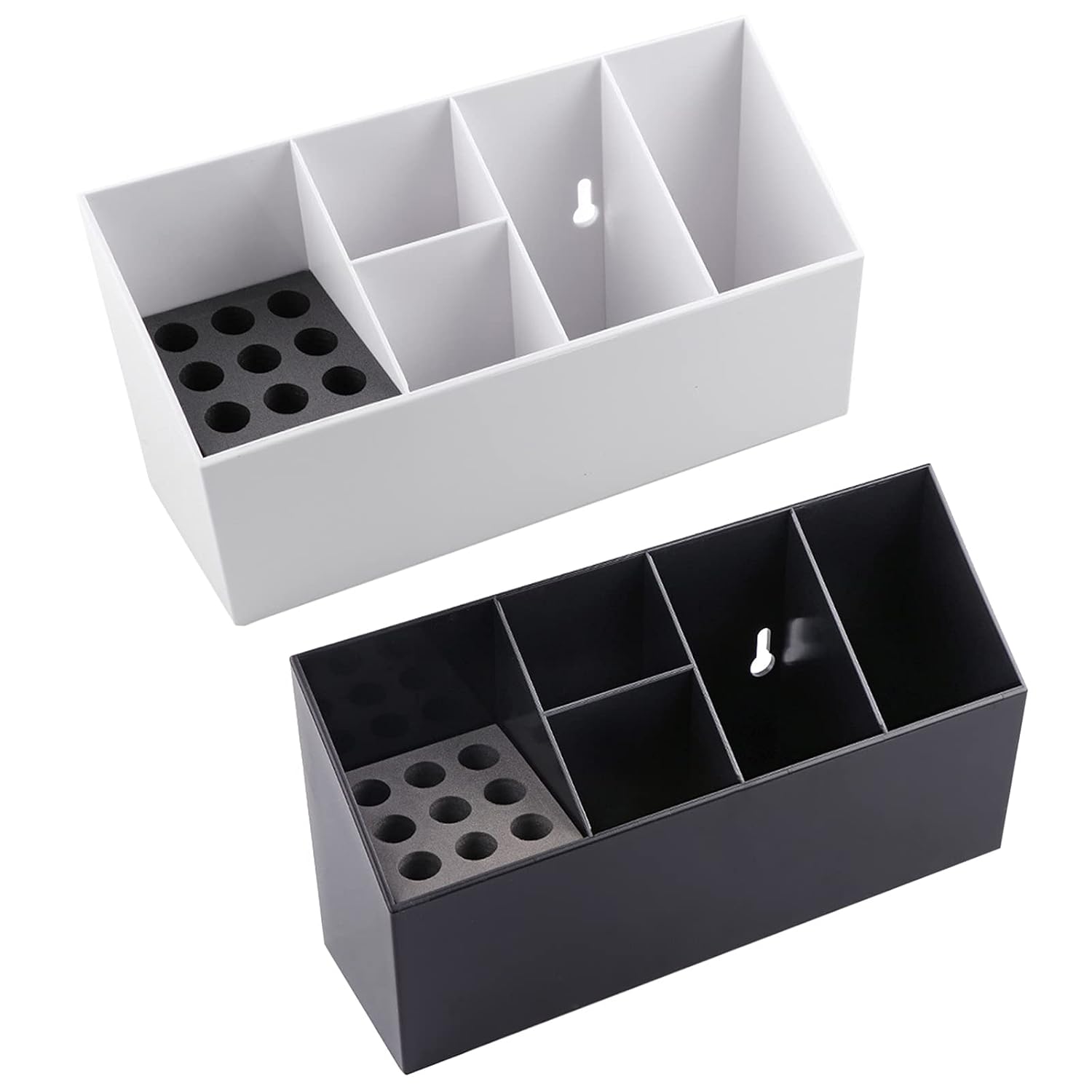 Professional Salon Scissors Holder Rack Salon Shears Rack Pet Grooming Hair Cutting Organizer Hairdressing Combs Box for Hair Stylist Office Home, Black, 1951555/120777AM99USDFHSDA