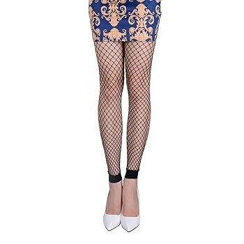 Amazon.co.jp: [WBooo] 九分丈 網タイツ レギンス スパッツ