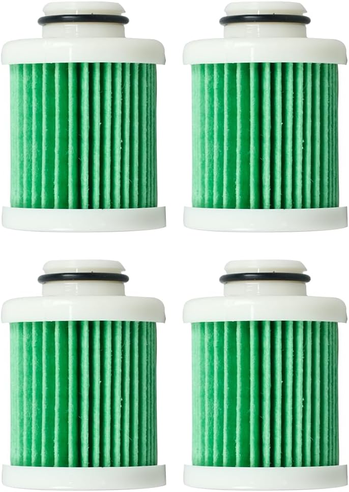 4PCS 15412-92J00 Fuel Filter for Suzuki DF 100 200 Outboard Models Replace 15412-92J01