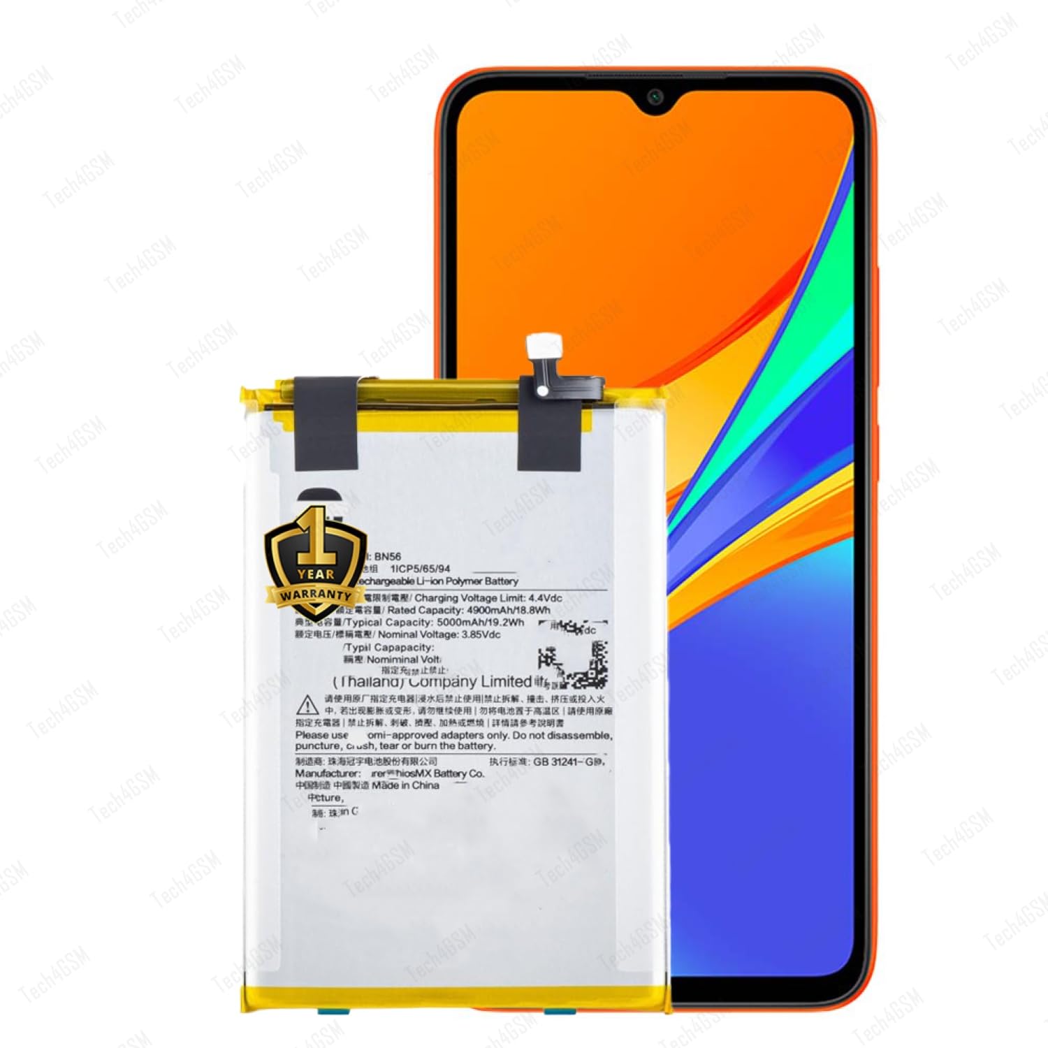 NAFS BATERY BN56 XIA0MI READMI 9A, 9C, 9I, 9AT, A1 Plus, P0C0 C3, P0C0 C3 PR0, P0C0 C31 | 5000MAH | 1 Year Warranty****-image-29