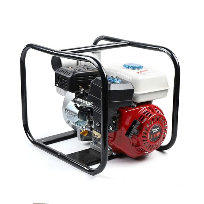 Buy 4 Stroke 7.5HP 210cc Water Transfer Pump Portable Gas Engine 3 Inch Petrol Water Pump High