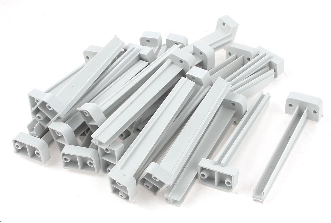 sourcing map 25pcs Vertical Mount PCB Circuit Board Card Slot Guide Rail Holder Bar