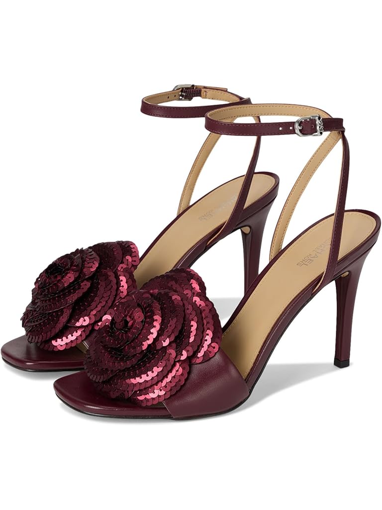 Red Michael Kors Elodie Sandals