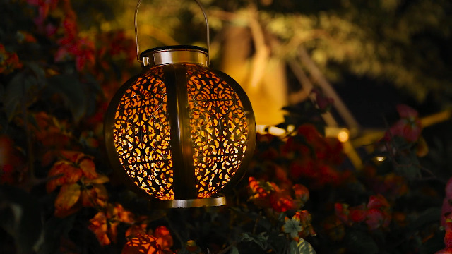 LED Solar Laterne Aussen GolWof Solarlaterne für Außen Solarleuchte Garten Hängend Outdoor Deko Solarlampen für Außen… – Bild 8