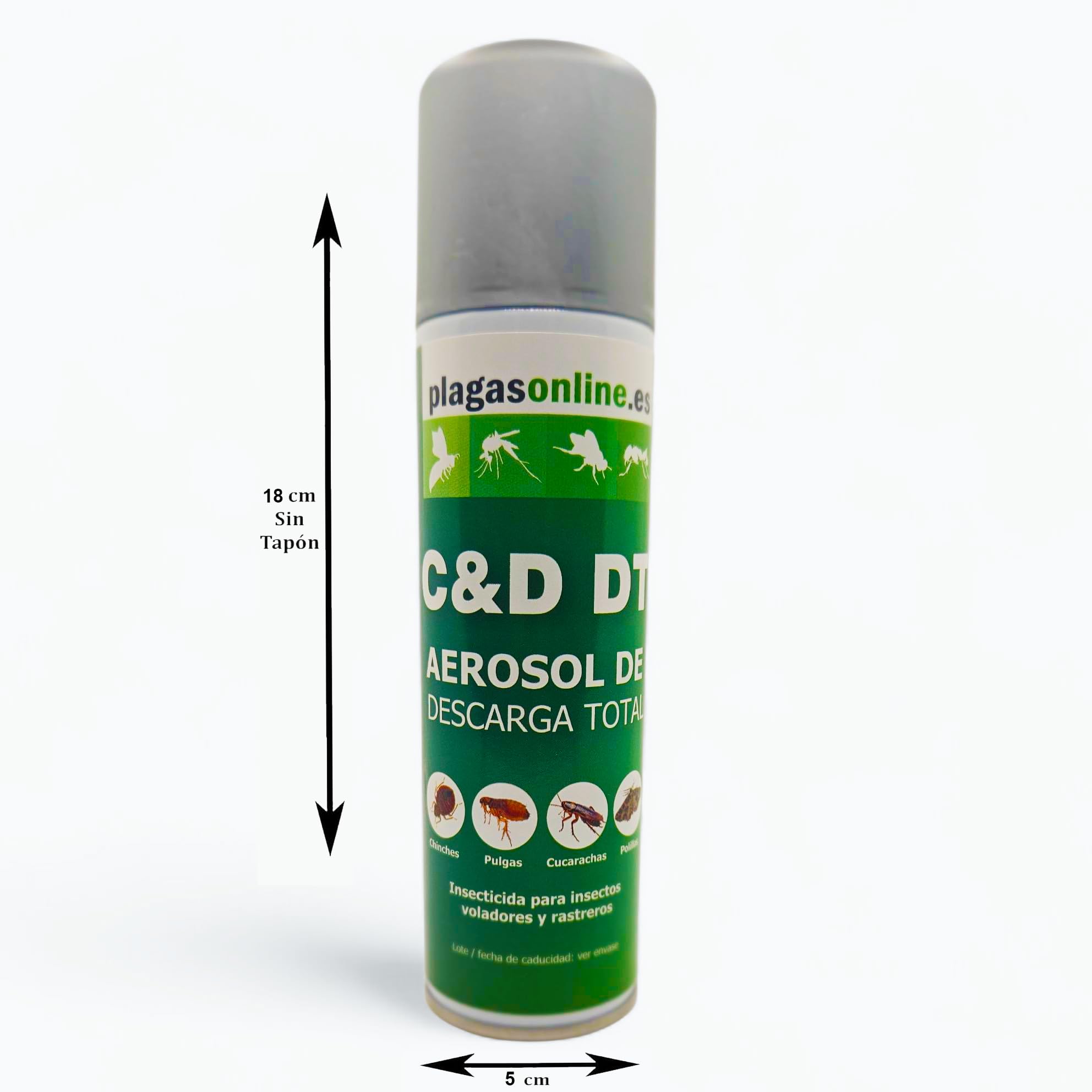 Bomba Insecticida Fumigadora 250ml · Aerosol fogger descarga total · Mata Cucarachas, Chinches, Mosquitos, Pulgas y Más · Acción Rápida · Fumigación Eficaz (6 Uds.)