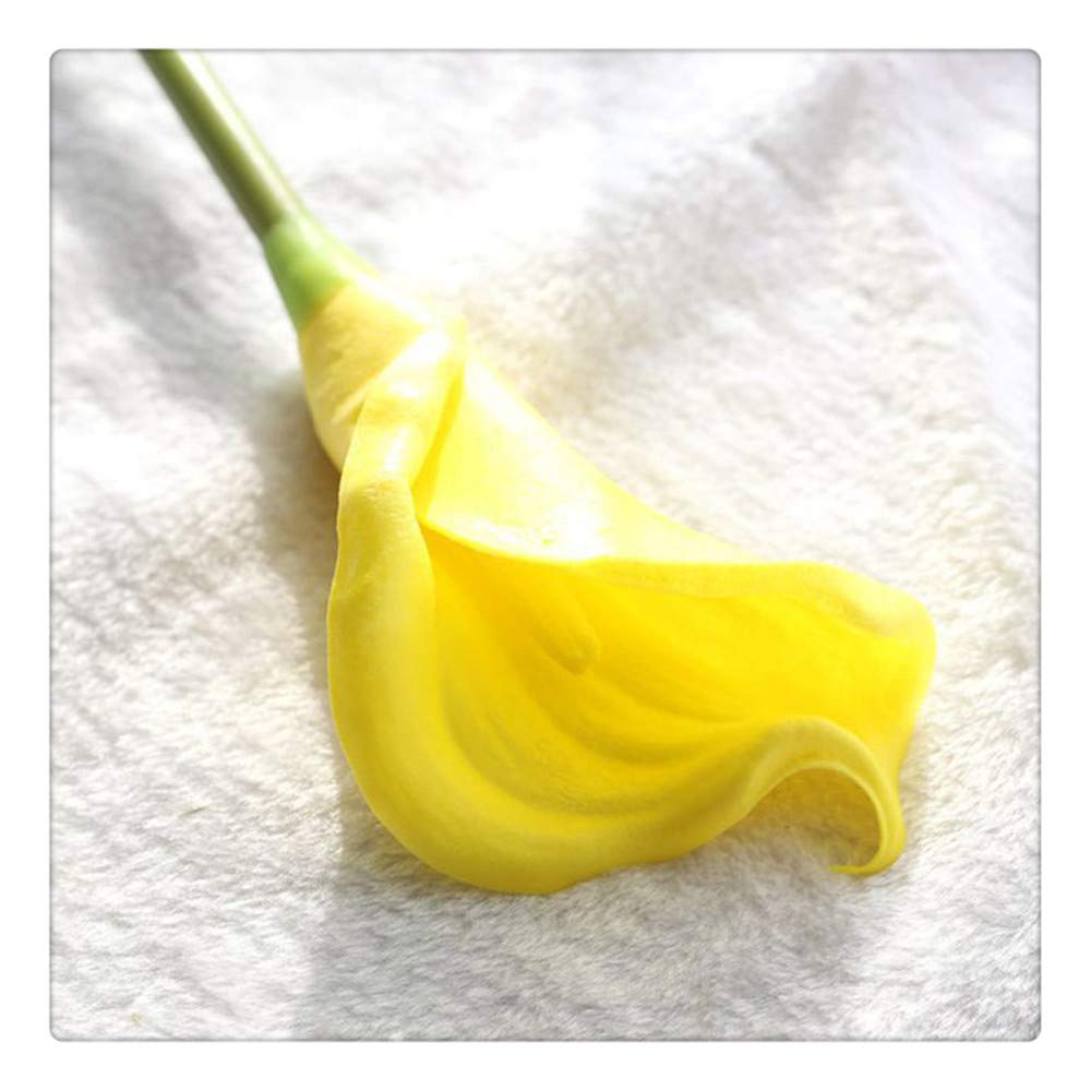 Artificial Flowerreal Calla Lily Artificial Bridal Wedding Bouquet Head Decoración De La Boda Home Party Decor 67cm