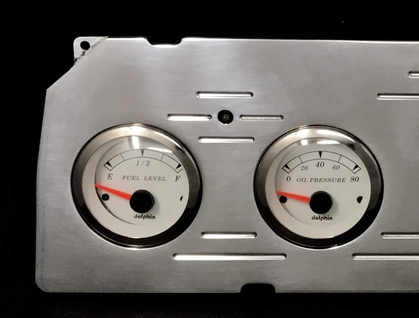 Dolphin Gauges 1964 1965 1966 Chevy Truck 5 GPS Gauge Dash Cluster Panel Set White