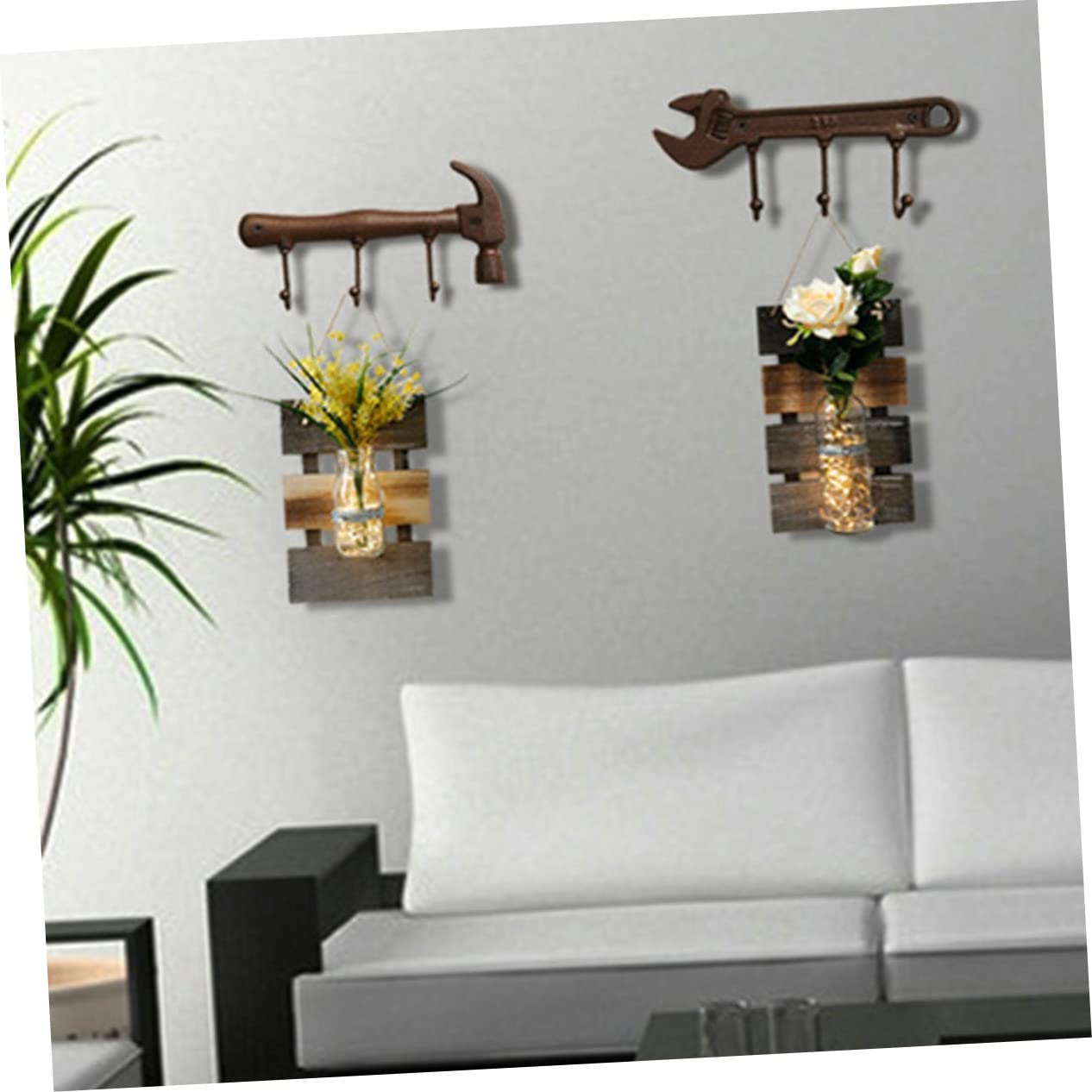 Ganci Appendiabiti Stile Industriale - Chiave Inglese Metallica Vintage Per Parete - Foto 3