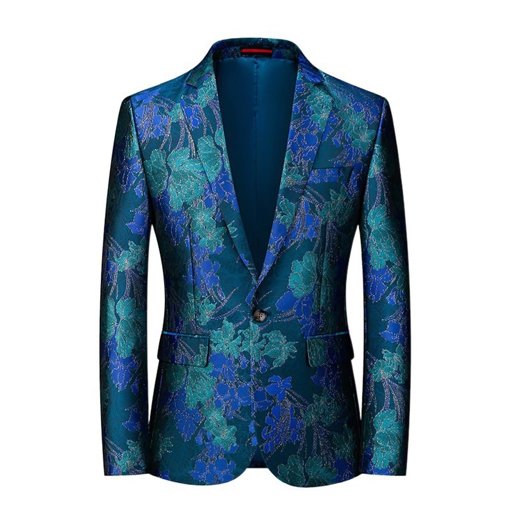 Haut de costume à boutonnage grande taille 5XL coupe cintrée élégante