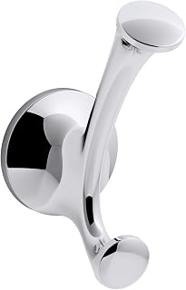 KOHLER K-R72788-CP Polished Chrome Elliston Robe Hook, No Size