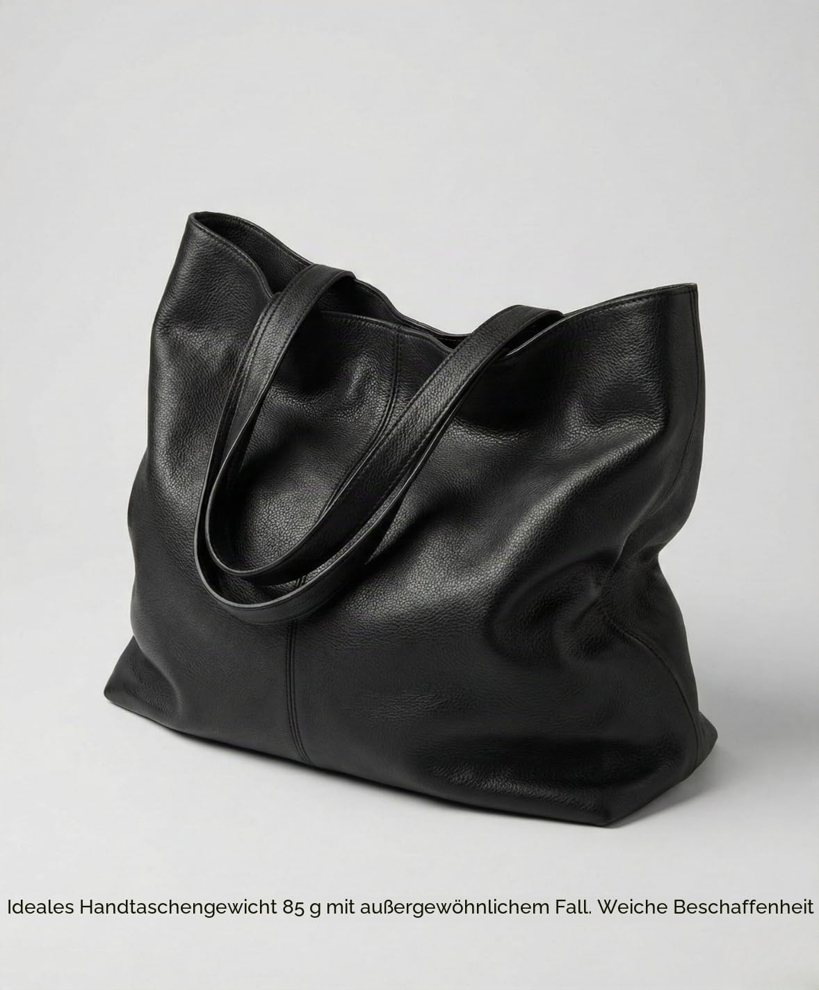 Natürliche Rindslederhaut (schwarz, 3 m²)