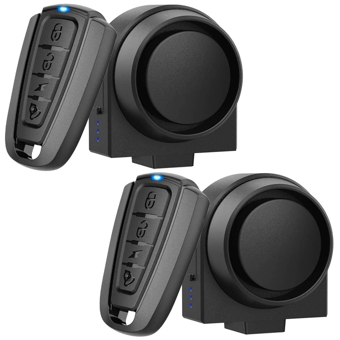 ADONOW Wireless Remote Bike Alarm 2 Pack