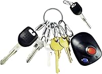 Vista 5 de Nite Ize - NI-KRGS-11-R3_Llavero de plata S-Biner, llavero de acero inoxidable con 6 S-Biners de acero inoxidable