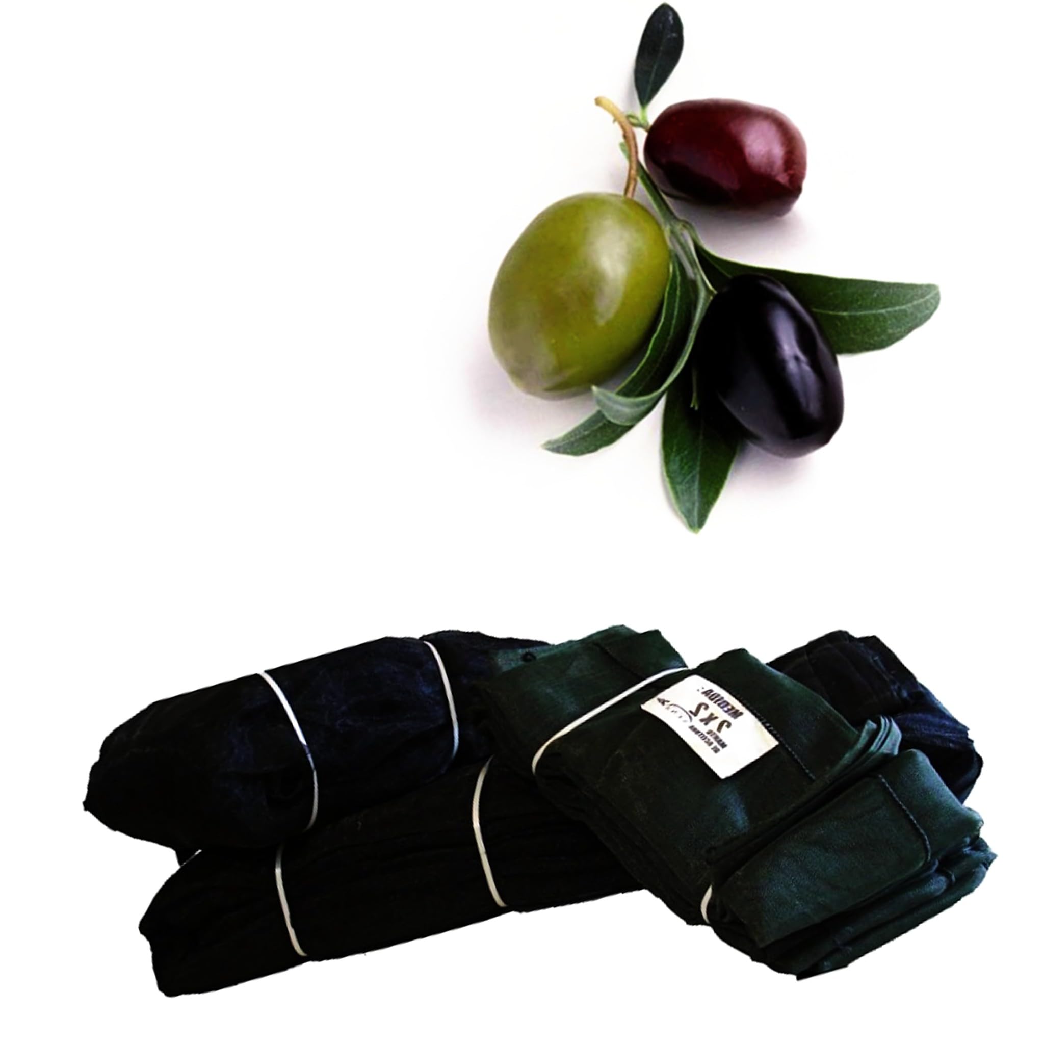 Bricoloco.com Mantos para recoger Aceitunas, almendras, nueces, pistachos y otros frutos. Tejido HDPE flexible, ligero y resistente. Manta recolección aceituna (3, 5x10 metros)