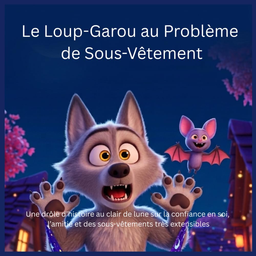 Le Loup-Garou au Problème de Sous-Vêtement: Une drôle d’histoire au clair de lune sur la confiance en soi, l’amitié et des sous-vêtements très extensibles